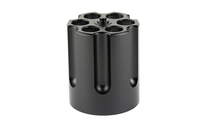 Caliber Gourmet, Revolver Cylinder Pen Holder, Aluminum, Black
