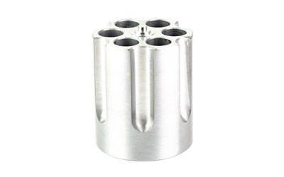 Caliber Gourmet, Revolver Cylinder Pen Holder, Aluminum, Silver