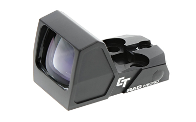 Crimson Trace Corporation, RAD Micro, Green Dot, Compact Open Reflex Sight, Black, 5 MOA
