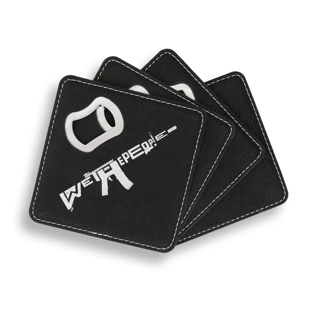 Bottle Opener Coasters - Set of 4