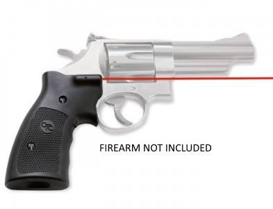 Crimson Trace Corporation, Hi-Brite LaserGrip, Fits S&W K,L,N Square Butt, Standard Polymer