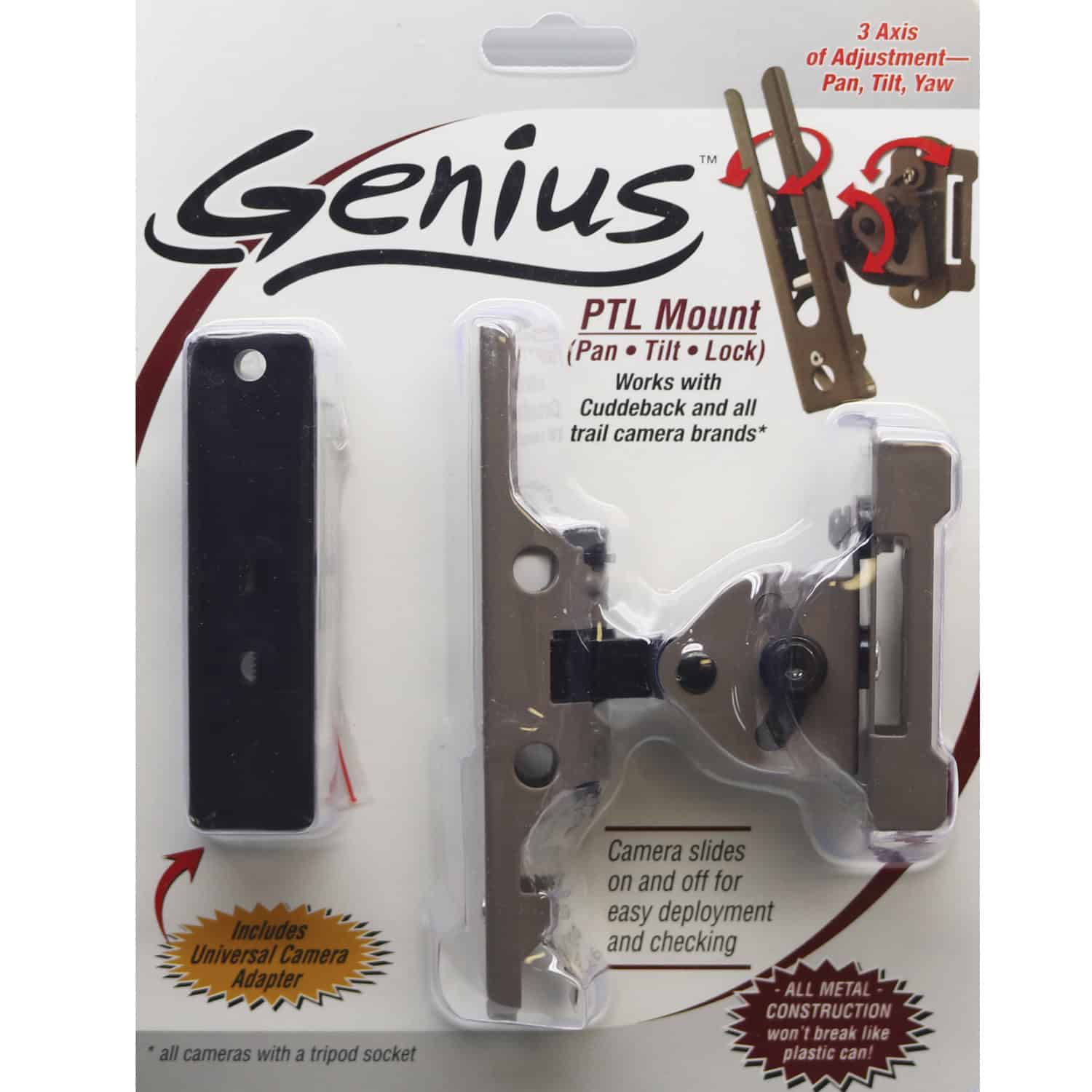 Cuddeback Genius Pan Tilt Lock Mount Model 3488