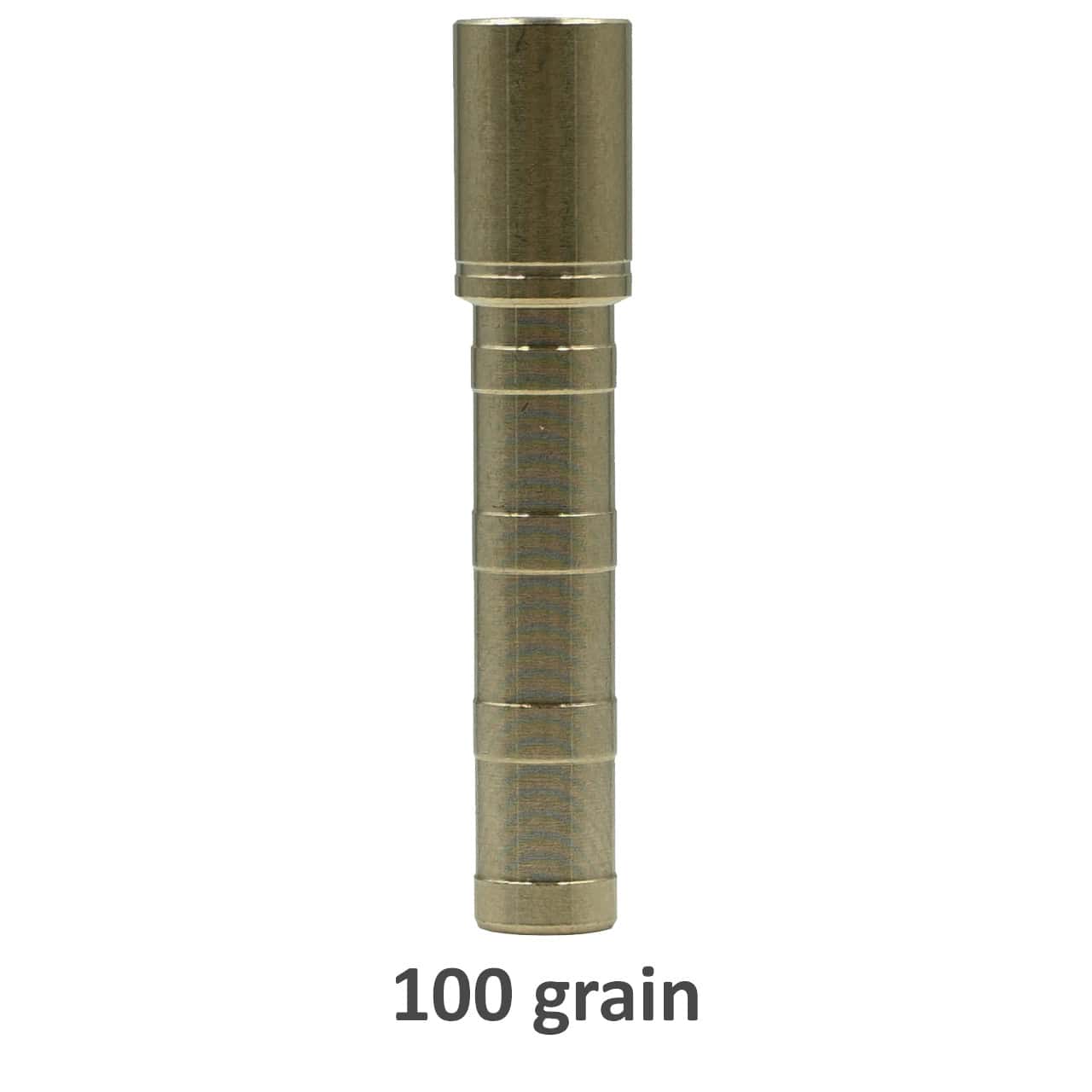 Carbon Express .244 Arrow Inserts 12 Pack #1 100 Grain Brass Insert 50446