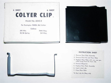 Colyer Clip for Remington 700BDL Rifles