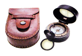 Compass Pouch, WW2 Leather USGI