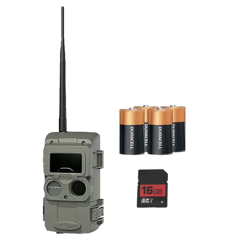 Cuddeback CuddeLink L Series Zoom IR Flash Camera w/ Telephoto Lens LLZ-5A w/ SD Card & Batteries