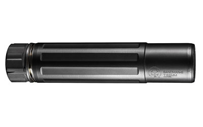 Dead Air Armament, Sandman-K, Rifle Suppressor, 7.62MM, Stainless Steel, Cerakote Black Finish, Includes Mount