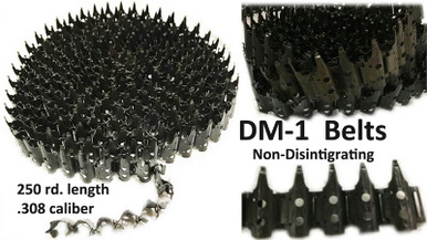 DM-1 Belts - 250 rd, .308 caliber