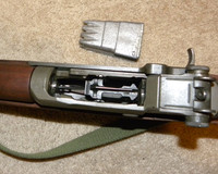 M1 Garand Training Clip & Single Shot Device (original Greek Military)