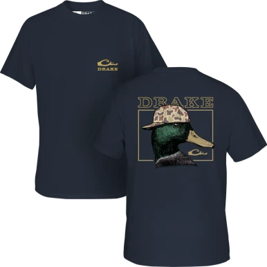 Drake Youth Back Cap Mallard Tee