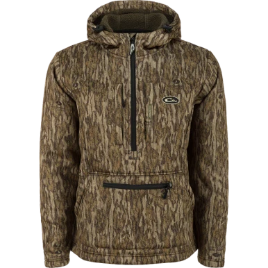 Drake Waterfowl Ultimate Wader 1/4 Zip Sherpa-Lined Hunting Hoodie