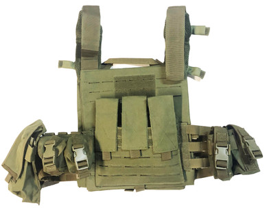 Olive Drab Plate carrier w/ Ammo/Grenade pouches