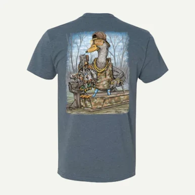 Combat Waterfowl Men's Deep Woods Dolph Tee - Indigo