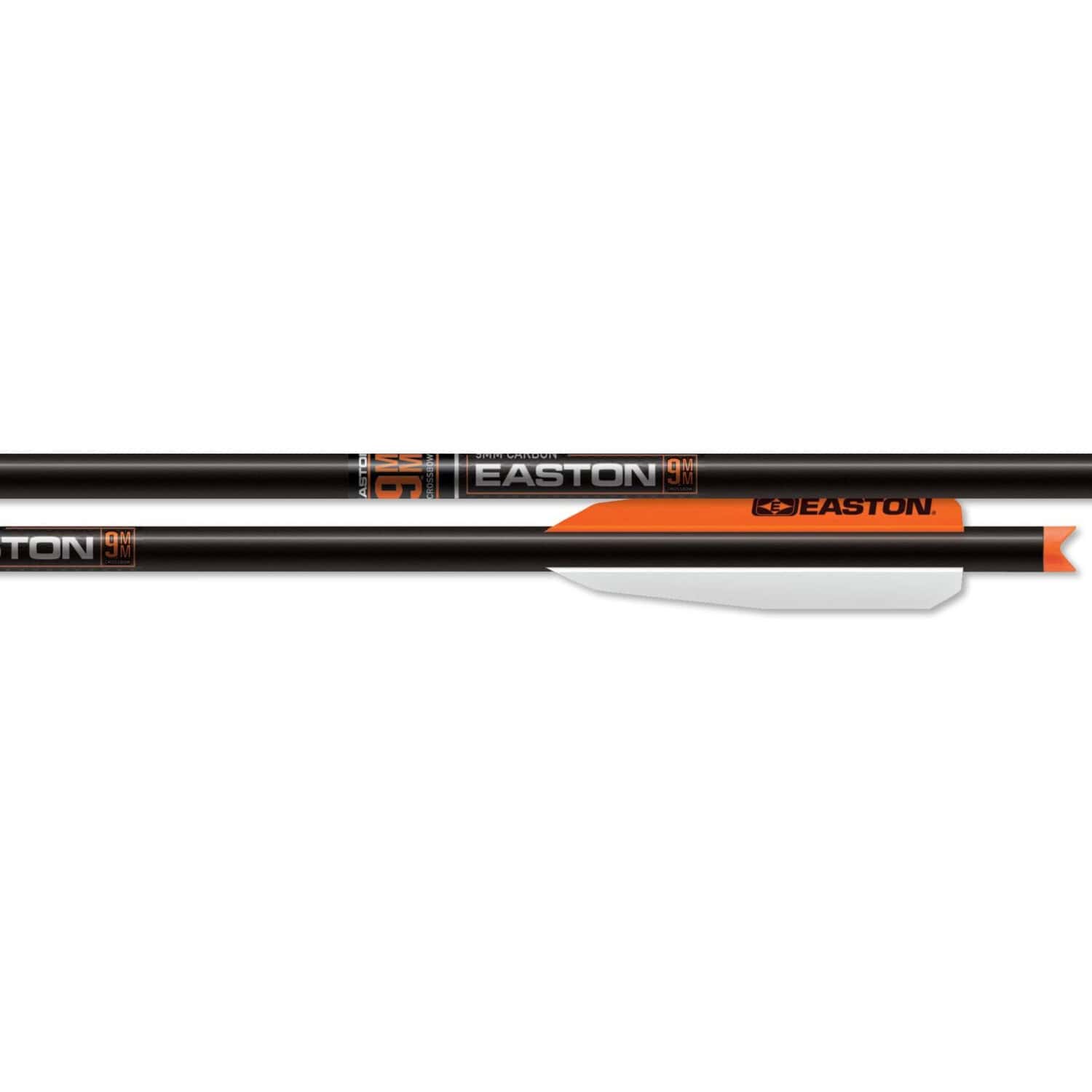 Easton Crossbow Bolts 9MM Bolt 3″ BTV Vanes Half Moon Nock 6 Pack 430076
