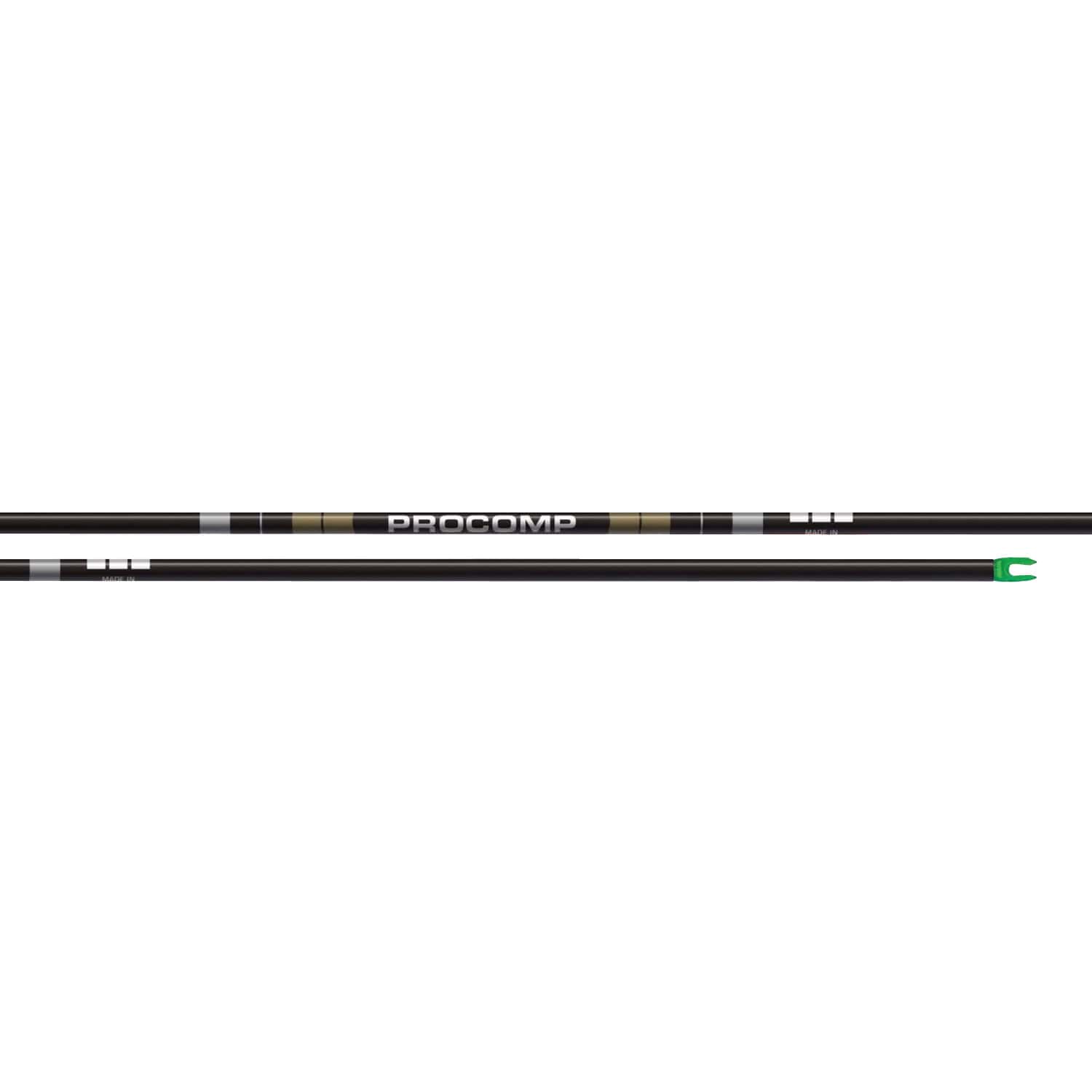 Easton Arrow PROCOMP Hunting Series A/C Pro Comp Arrows Bare Shafts 12 Pack**
