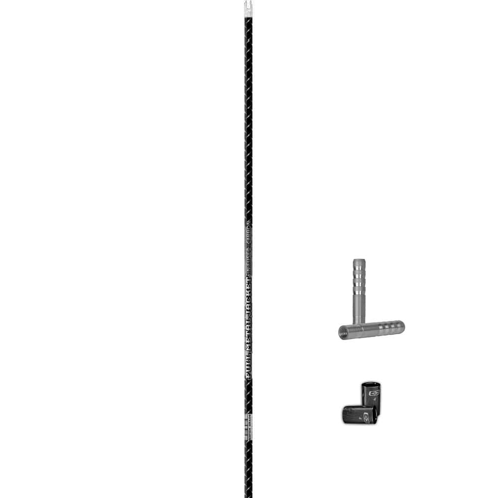 Easton Arrow FMJ 5MM Match Grade PRO Series Carbon Core 12 Pack Bare Shaft w/X Nocks – HIT Collars & Inserts