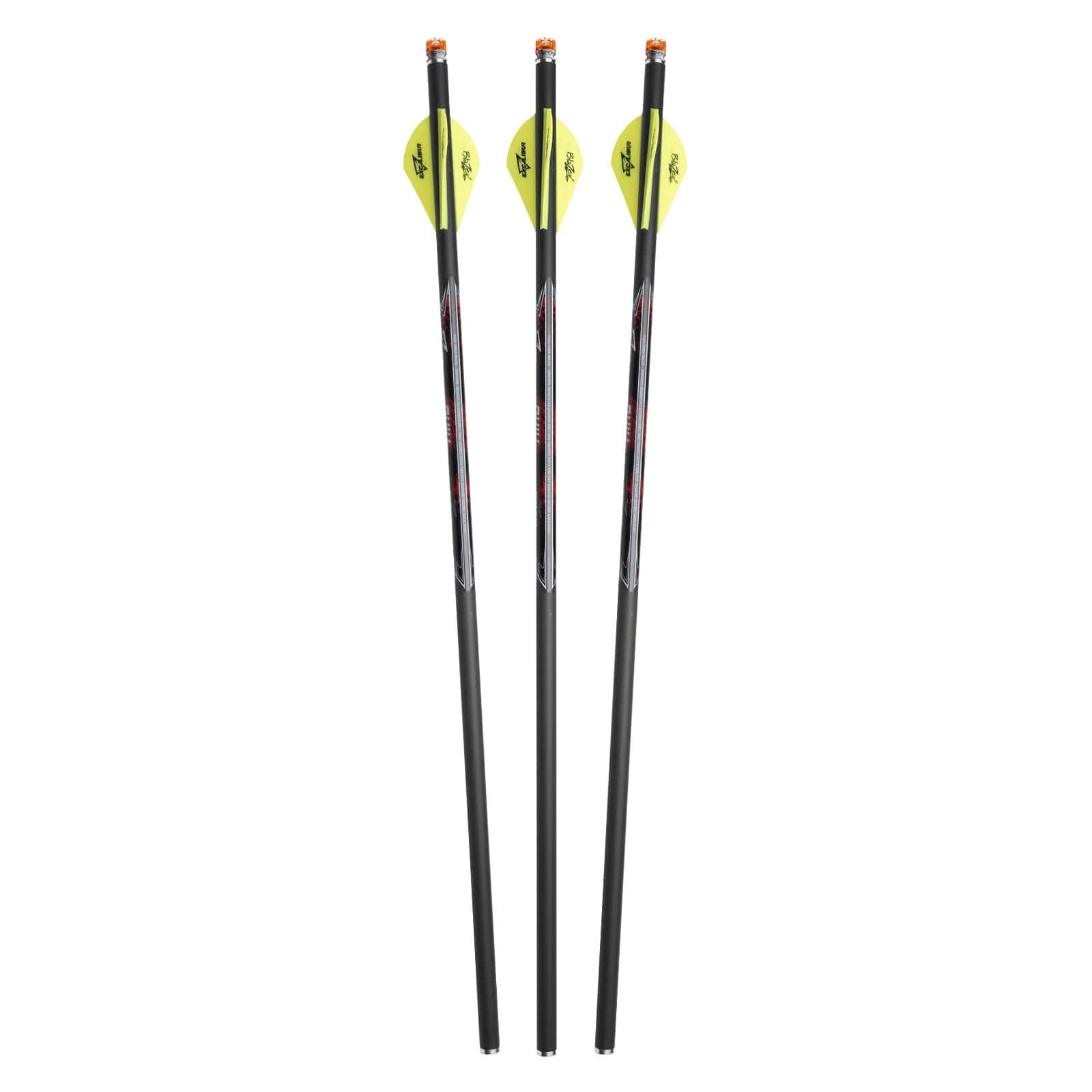 Excalibur Crossbow Quill 16.5″ Illuminated Red Carbon Arrows 3 Pack For use on Micro Crossbows 22QV16IL-3