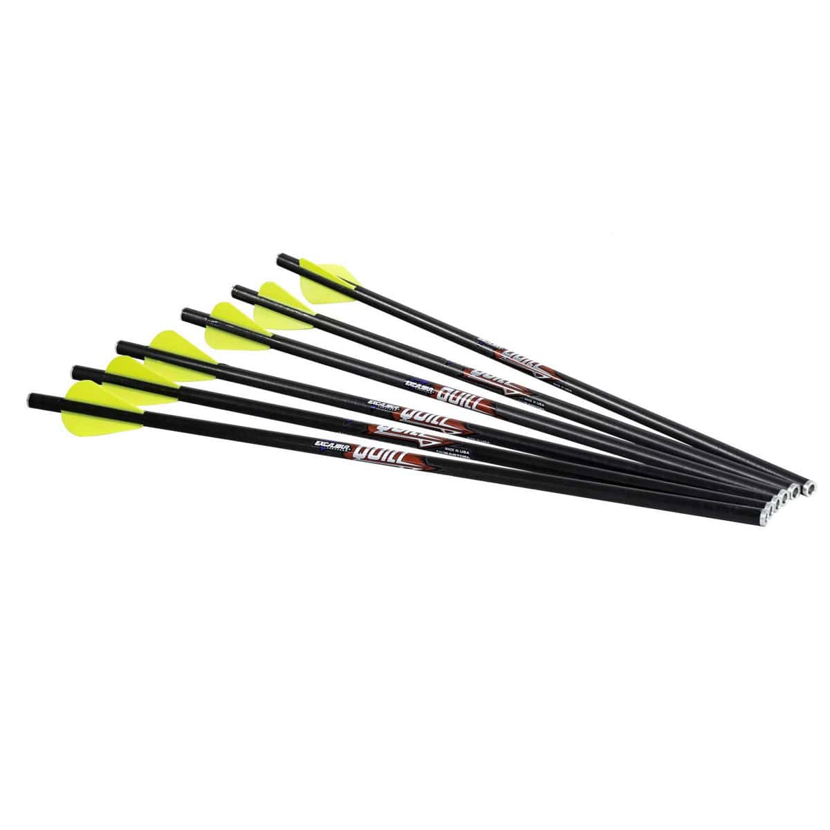 Excalibur Crossbow Quill 16.5″ Carbon Arrows 6 Pack (For use on all Micro Crossbows) 22QV16-6