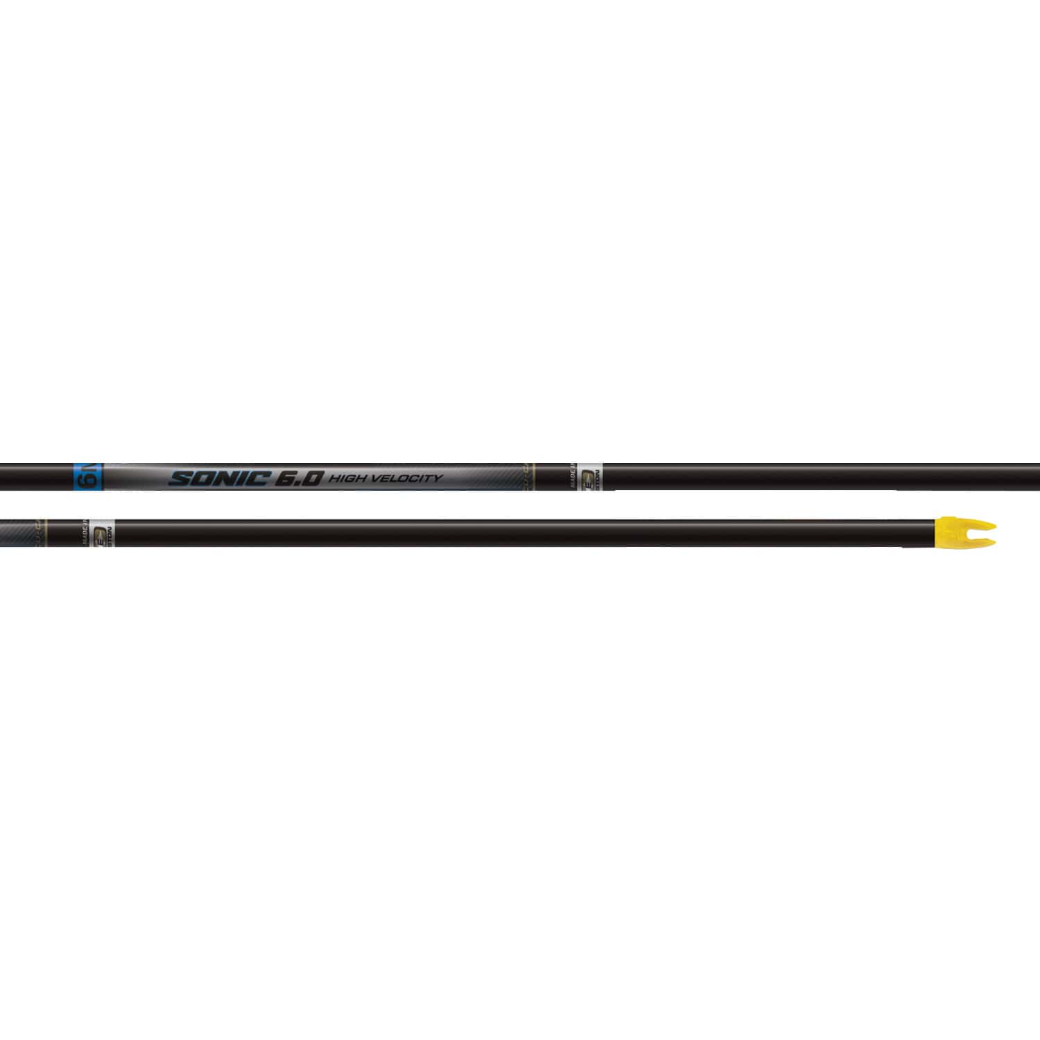 Easton Arrow Sonic 6.0 6MM ACU Carbon 12 Pack Bare Shafts