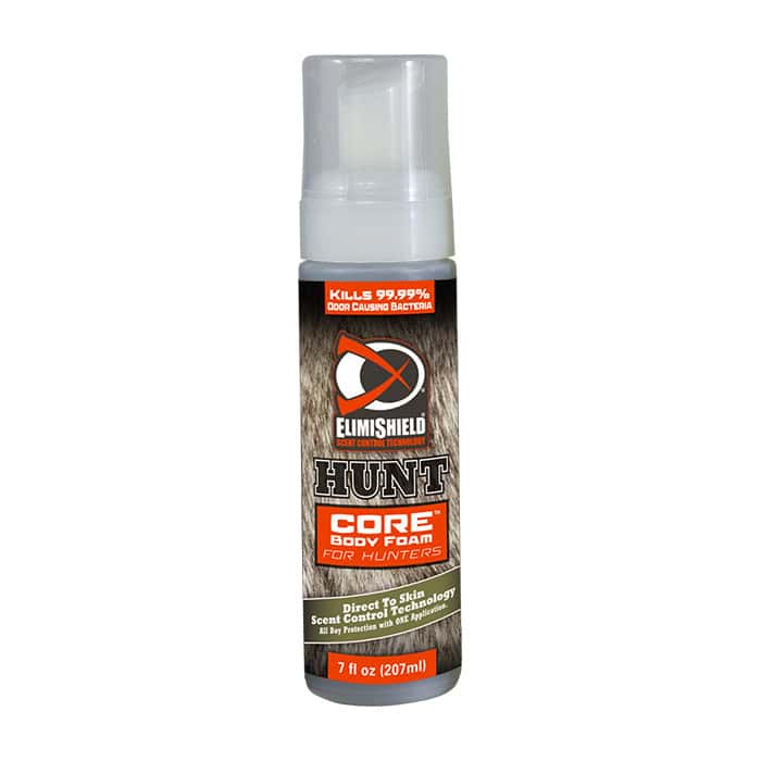 ElimiShield HUNT Core Body Foam Scent-Eliminating Sanitizer for Hunters 7oz (UNSCENTED)