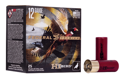 Federal Upland Hi-Bird 12 Gauge 2.75″ 1 1/4 oz 6 Shot 25 Bx/ 10 Cs