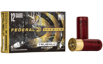 Federal, Premium, Vital Shok, 12 Gauge, 2.75″, 1oz, TruBall, 5 Round Box