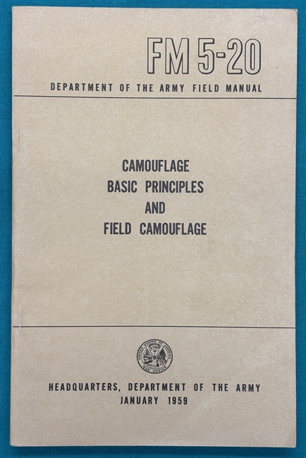 FM5-20Camouflage Basic PrinciplesField Manual 1959