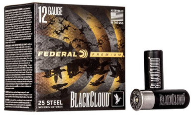 Federal Premium Black Cloud FS Steel 12 Gauge 3" 1-1/4 oz #2 Shot - 25 Rounds
