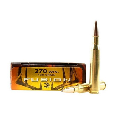 Federal Fusion .270 Win 130gr Soft Point 20 Rounds Ammunition