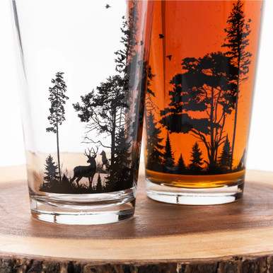 Forest Animals Pint Glass