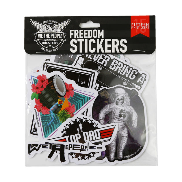 Freedom Stickers by We The People Holsters