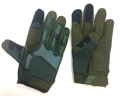 Full Finger Mixed Green Gloves