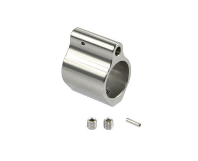 Stainless Steel .750 Low Profile Gas Block