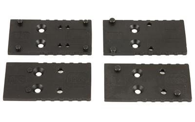 GLOCK, OEM M.O.S. Adapter Set 01, For Glock 17/19/34/35/41, 9mm, .40, .45, Standard 1″ width slides