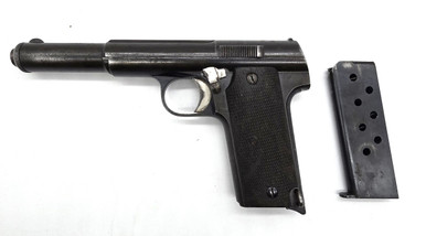 Astra modelo 400 9mm Largo Pistol with Wood Grips