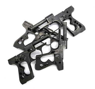 J.P. Sauer & Sohn Model 38H German Police Marked Pistol Frame with Barrel