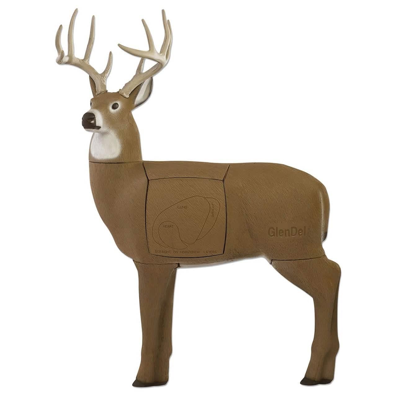 GlenDel Full Rut Buck 3D Archery Target w/4-Sided Insert G75000
