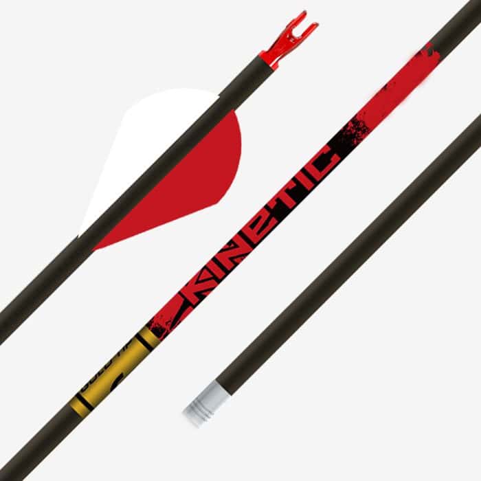 Gold Tip Arrows Kinetic Black 1 Dozen 2″ Raptor Vanes