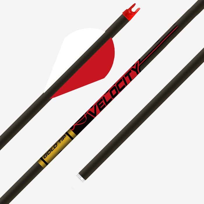 Gold Tip Arrows Velocity 1 Dozen 2″ Raptor Vanes