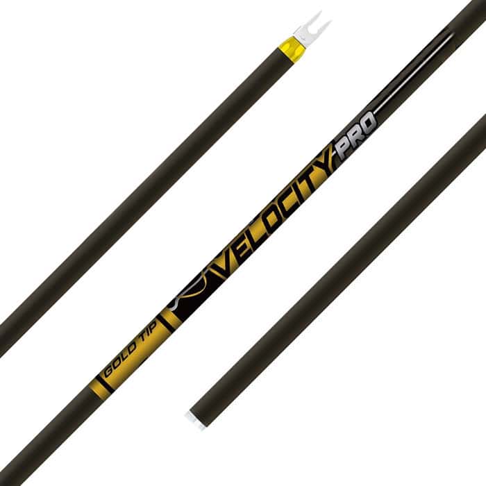 Gold Tip Arrows Velocity Pro 1 Dozen Bare Shafts .001″ Straightness