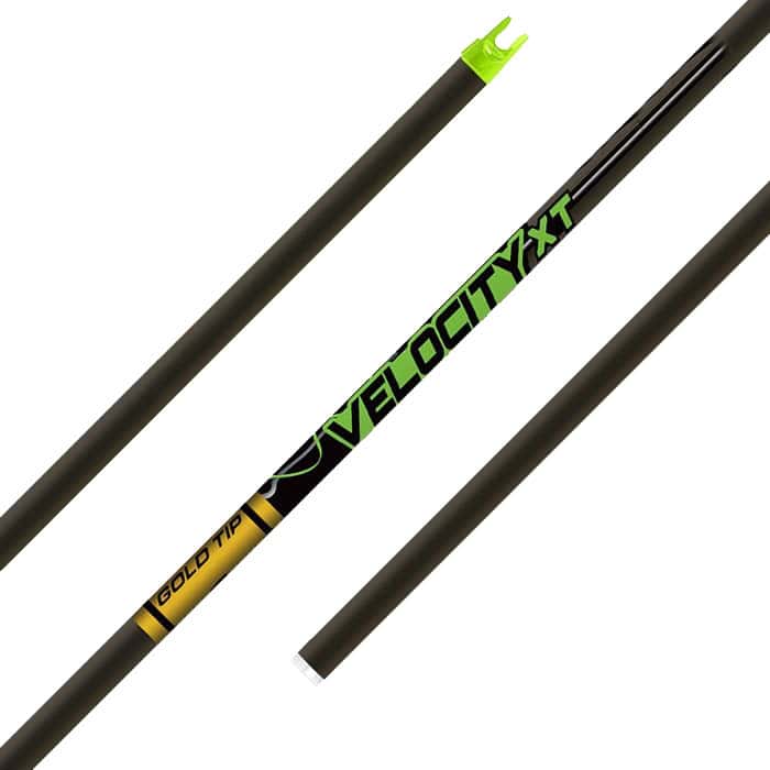 Gold Tip Arrows Velocity XT 1 Dozen Bare Shafts .003″ Straightness