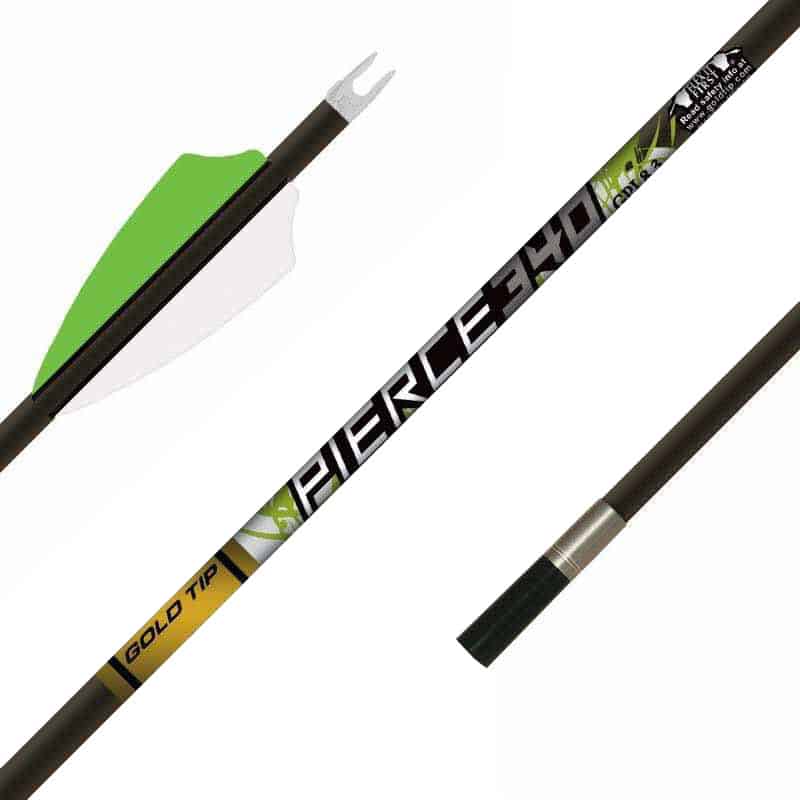 Gold Tip Arrows Kinetic Pierce Black 1/2 Dozen 2.1″ Fusion X II Vanes