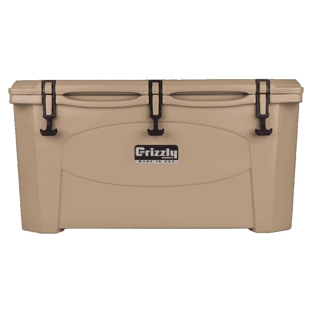 Grizzly Coolers 75 Tan Hard Sided Cooler