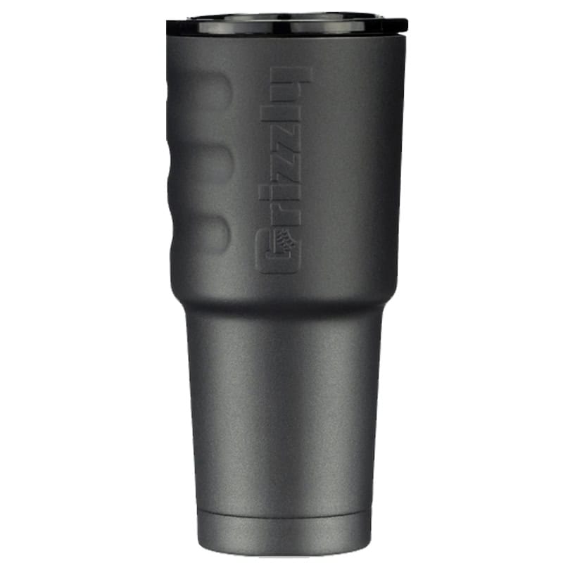 Grizzly Coolers Grizzly Grip Cup Stainless Steel Charcoal 32oz