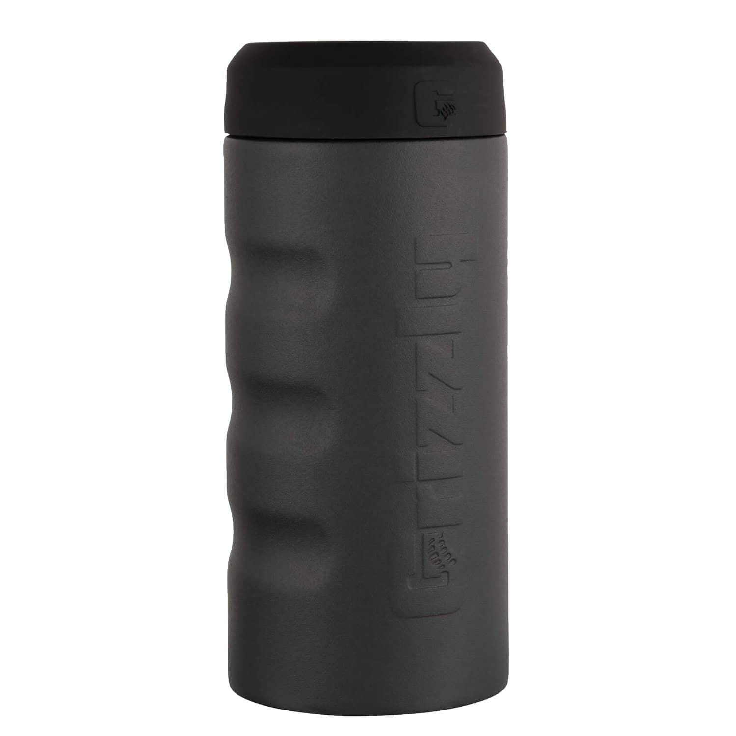 Grizzly Coolers Grizzly Grip Slim Can Charcoal Holds 12oz Cans
