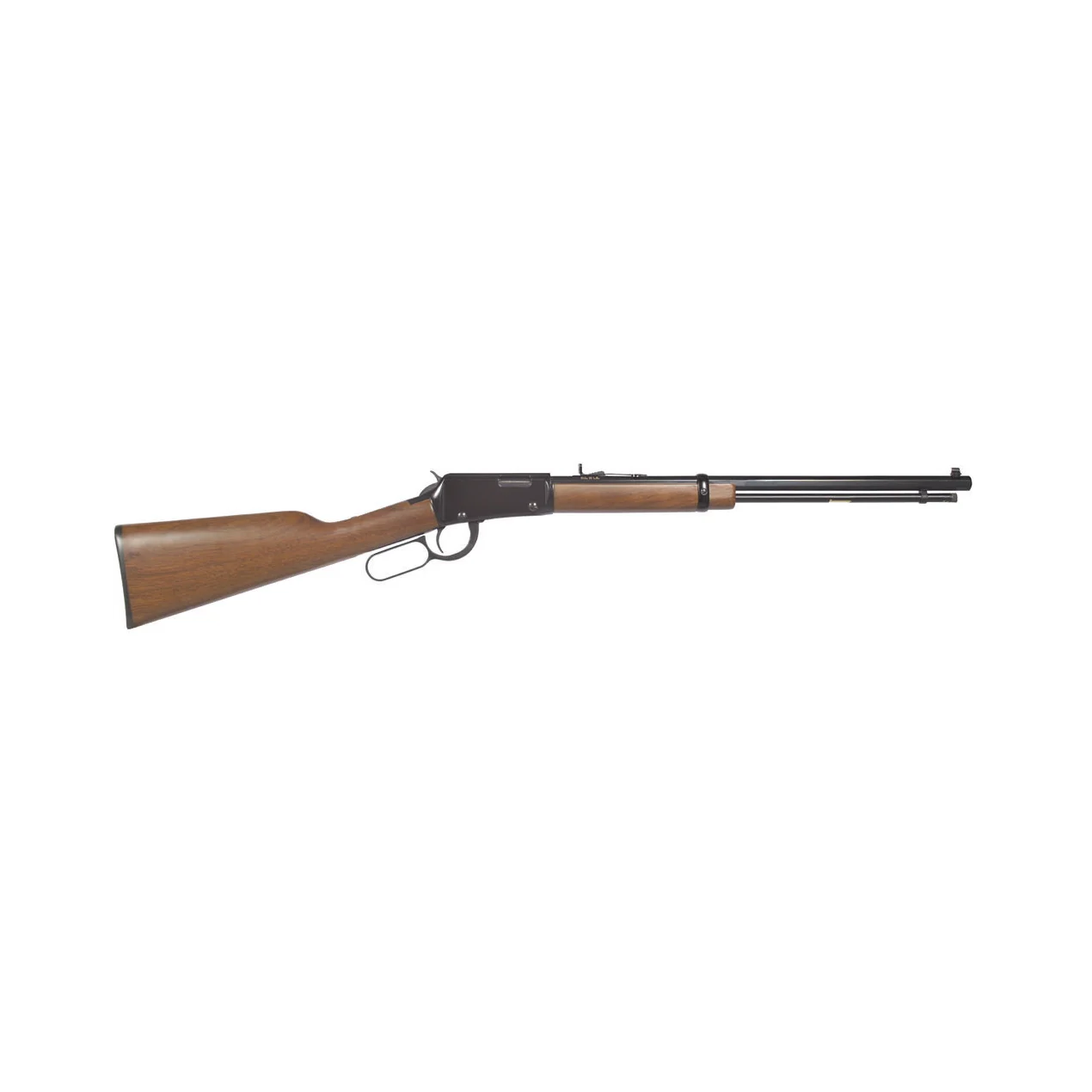 Henry Repeating Arms, Lever Action, 22LR, 20″ Octagon Barrel, Blue Finish, Walnut Stock, Adjustable Sights