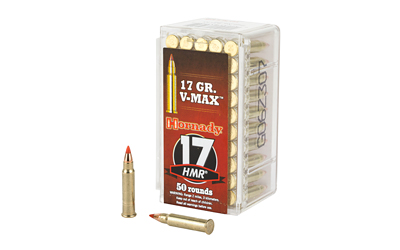 Hornady, Varmint Express, 17HMR, 17 Grain, V-Max, 50 Round Box