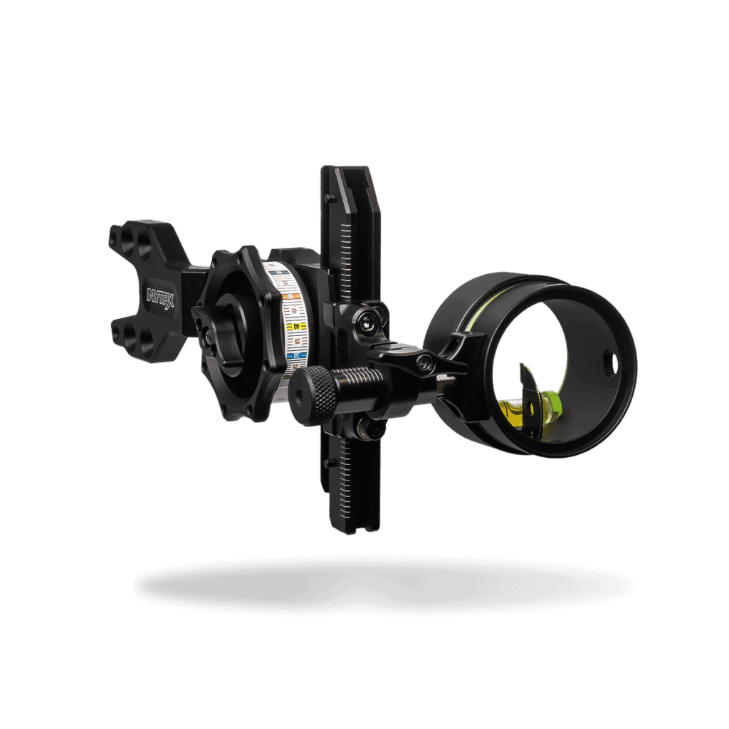 HHA Sports Bow Sight NYTRX X1 SINGLE PIN SIDE MOUNT Right Hand .019 NX-X119