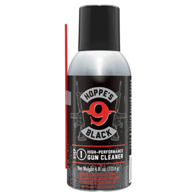 Hoppes Black 4 oz Lube Aerosol with Straw