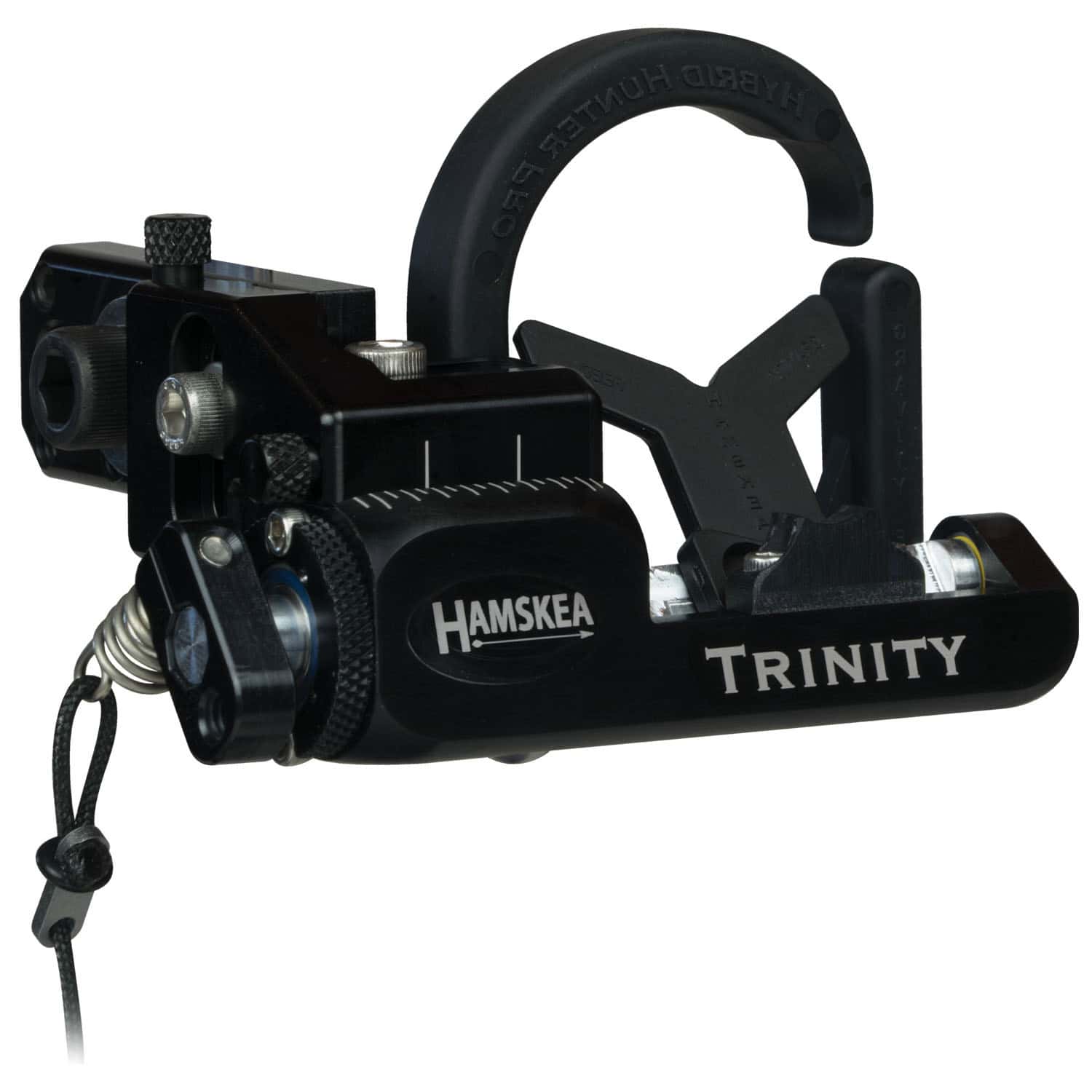 Hamskea Archery Solutions Arrow Rest Trinity Hunter Pro Micro-Tune Black Left Hand Drop-Away 211882